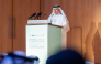 Minister of Environment and Climate Change H E Dr Abdullah bin Abdulaziz bin Turki Al Subaie speaking at the event.