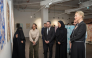 Officials and visitors during the exhibition.