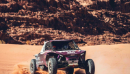 Qatar’s Abdulaziz Al-Kuwari in FIA World Baja Cup action.