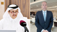 QC Chairman Sheikh Khalifa bin Jassim bin Mohammed Al Thani (left) and Under-Secretary of State and Deputy Minister for International Trade of the Republic of Finland H E Jarno Syrjälä.