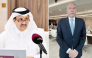 QC Chairman Sheikh Khalifa bin Jassim bin Mohammed Al Thani (left) and Under-Secretary of State and Deputy Minister for International Trade of the Republic of Finland H E Jarno Syrjälä.