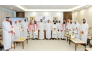 Ministry of Awqaf officials and the imams during the meeting. 