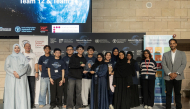 Students of the winning teams.