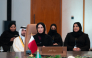 Minister of Social Development and Family H E Buthaina bint Ali Al Jabr Al Nuaimi at the meeting.