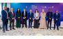 Undersecretary of the Ministry of Labour H E Sheikha Najwa bint Abdulrahman Al Thani with other dignitaries one the sidelines of the Second Doha Dialogue on Labour Mobility, in Dar es Salaam, Tanzania.
