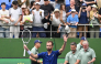 Russia's Daniil Medvedev celebrates his victory against Germany's Jan-Lennard Struff in Shanghai on October 10, 2026. (Photo by Hector Retamal / AFP)
