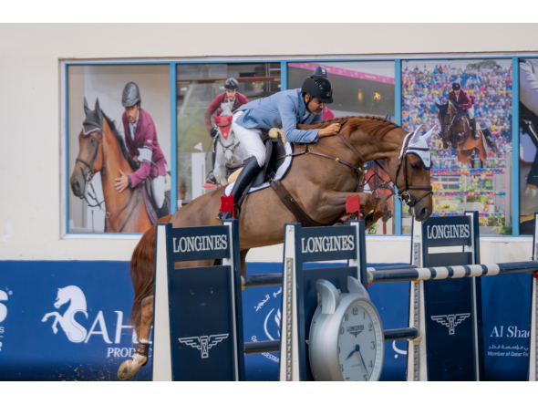 Saudi Arabian rider Khaled Abdulaziz Al Eid topped the Diamond Tour on Rakker DMC.