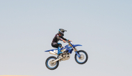 British rider Ethan Lane in action.