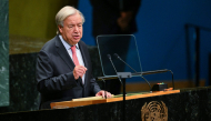 UN Secretary General Antonio Guterres speaks during the 81st United Nations General Assembly at the United Nations Headquarters in New York, on September 22, 2026. Photo by ANGELA WEISS / AFP