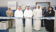 Minister of Labour H E Dr. Ali bin Smaikh Al Marri inaugurating the fair.