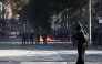 French Republican Security Corps hold protective shield prior to the start of a demonstration to protest against the 'high cost of living', in Marseille on October 17, 2026. (Photo by Thibaud Moritz / AFP)
