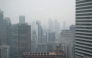 High-rise buildings are seen in Kuala Lumpur on October 20, 2026, as Malaysia continues to be shrouded in haze caused by fires in Indonesia. (Photo by Mohd Rasfan / AFP)