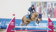 Alia Hamad Al Thani topped the 100cm Amateur class.