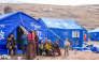 People are seen at a temporary resettlement site of an earthquake-hit village in Maru Township of Baqen County, Nagqu City, southwest China's Xizang Autonomous Region, (Xinhua/Tenzin Nyida)
 