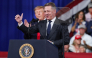 Audi AG CEO Gernot Dollner speaks alongside US President Donald Trump during a midterm campaign rally at the Guardian Centers on October 24, 2026 in Perry, Georgia. Alex Wong/Getty Images/AFP 