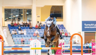 Abdulaziz Fahad Al-Eid and Q-Hayen in action during the Diamond Tour competition.