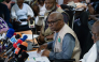 Dr Jide Idris general director of the Nigeria Centre for Disease Control and Prevention (NCDC), addresses a press briefing in Abuja, on October 25, 2026. (Photo by Taibat Ajiboye / AFP)