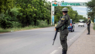 Colombia army personnel stand guard at a checkpoint. AFP file photo for representational purposes. 