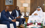 QC First Vice-Chairman Mohammed bin Ahmed bin Twar Al Kuwari with the business delegation from Senegal.