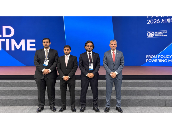 Members of the MoT delegation during the event.