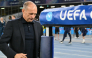 Napoli's Italian coach Massimiliano Allegri is pictured before the UEFA Champions League - first round day 3 football match between Napoli and Bodo Glimt at the Diego Armando Maradona stadium in Naples on October 20, 2026. (Photo by Alberto PIZZOLI / AFP)