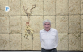 Giuseppe Penone with one of his artworks. Picture by Khalid El Sawi / The Peninsula