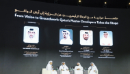 Panelists during the session at the 4th Qatar Real Estate Forum.