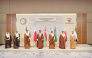 Minister of Communications and Information Technology H E Mohammed bin Ali Al Mannai with other officials during the event.
