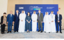 Prime Minister and Minister of Foreign Affairs H E Sheikh Mohammed bin Abdulrahman bin Jassim Al-Thani, Chairman and CEO of CNN Worldwide Sir Mark Thompson (fourth right), Chairman of Media City Qatar H E Sheikh Dr. Abdulla bin Ali Al-Thani (fourth left)  and other officials during the launch of CNN’s flagship Global Perspectives series in Doha yesterday.