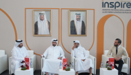 Minister of Municipality, H E Abdullah bin Hamad bin Abdullah Al Attiya and other officials at the recently concluded BYH exhibition.