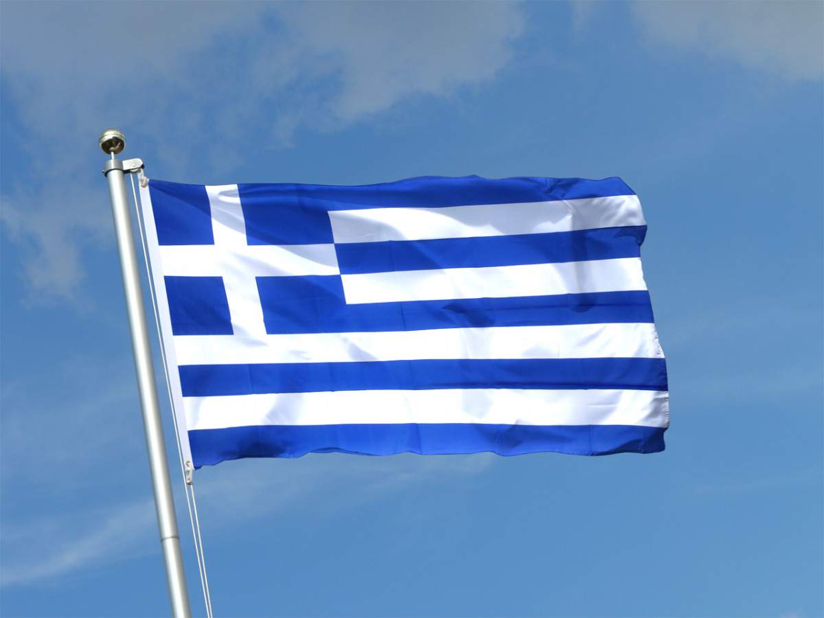 File photo of Greek flag.