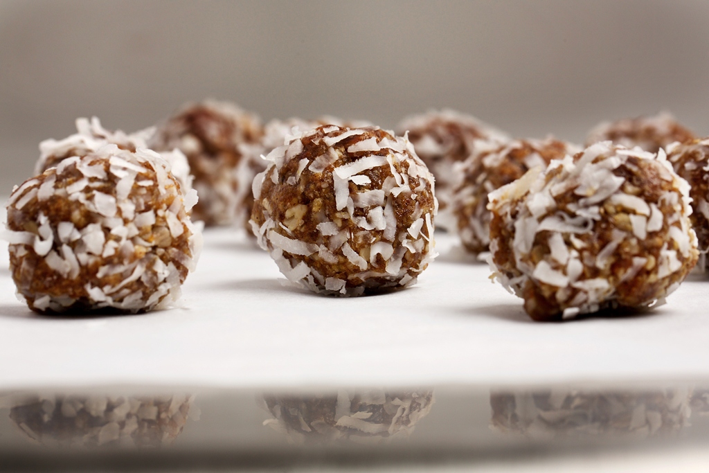 Date-Coconut Energy Balls (Photo by Deb Lindsey for The Washington Post)