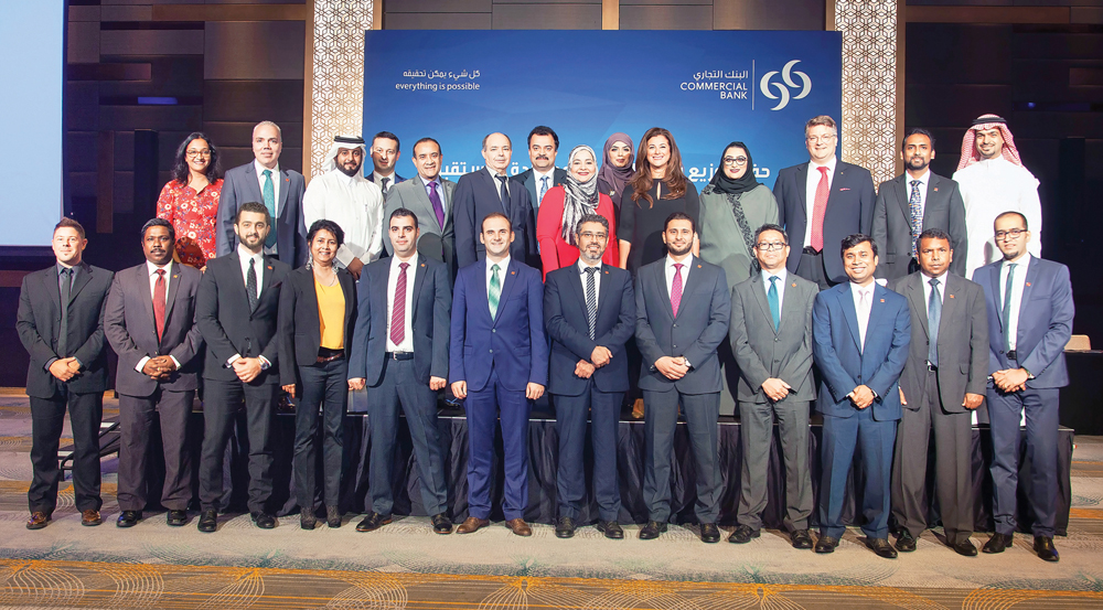 Commercial Bank staff at the event. 