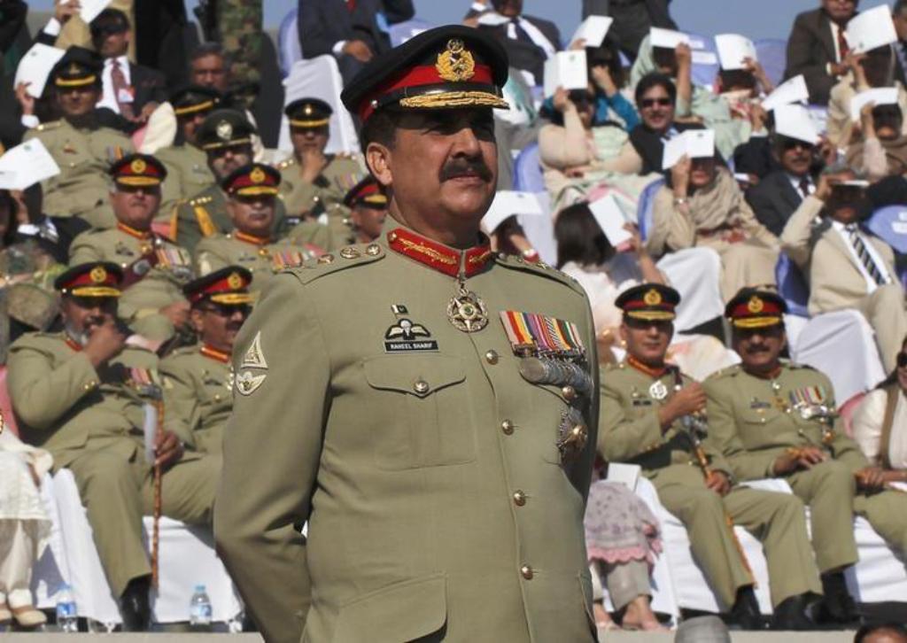 Pakistan army chief General Raheel Sharif attends a ceremony at army headquarters in Rawalpindi. (File photo / Reuters)