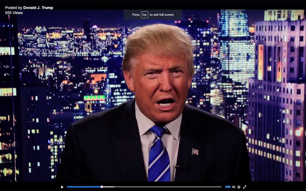 Republican U.S. presidential nominee Donald Trump is seen in a video screengrab as he apologizes for lewd comments he made about women during a statement recorded by his presidential campaign and released via social media after midnight October 8, 2016. D