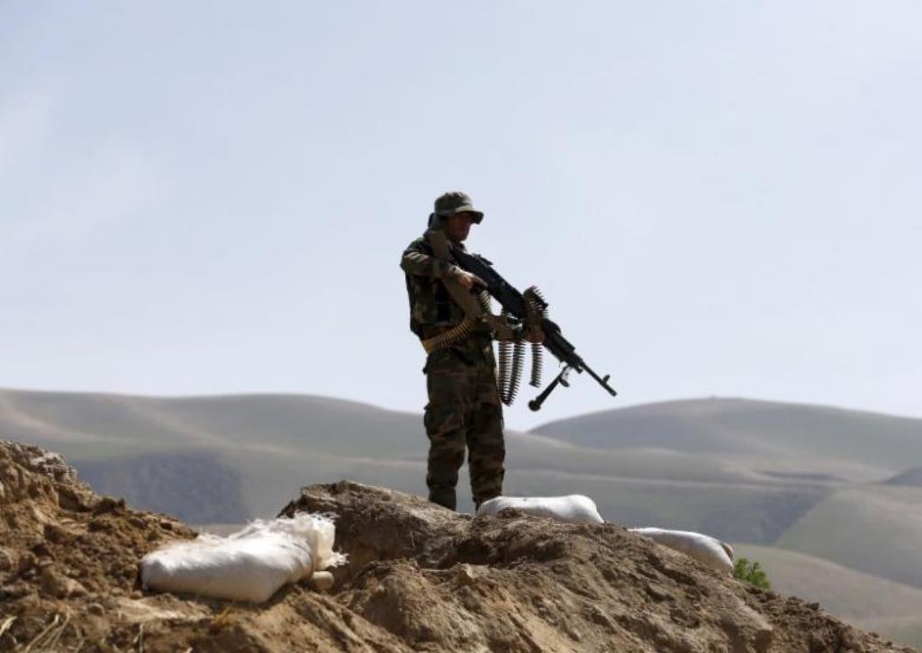 File image of an Afghan National Army (ANA) soldier keeping watch during a patrol. Reuters 