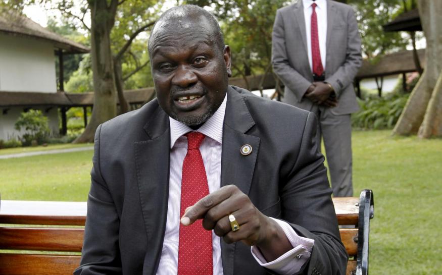 File photo of South Sudan rebel leader Riek Machar. Reuters