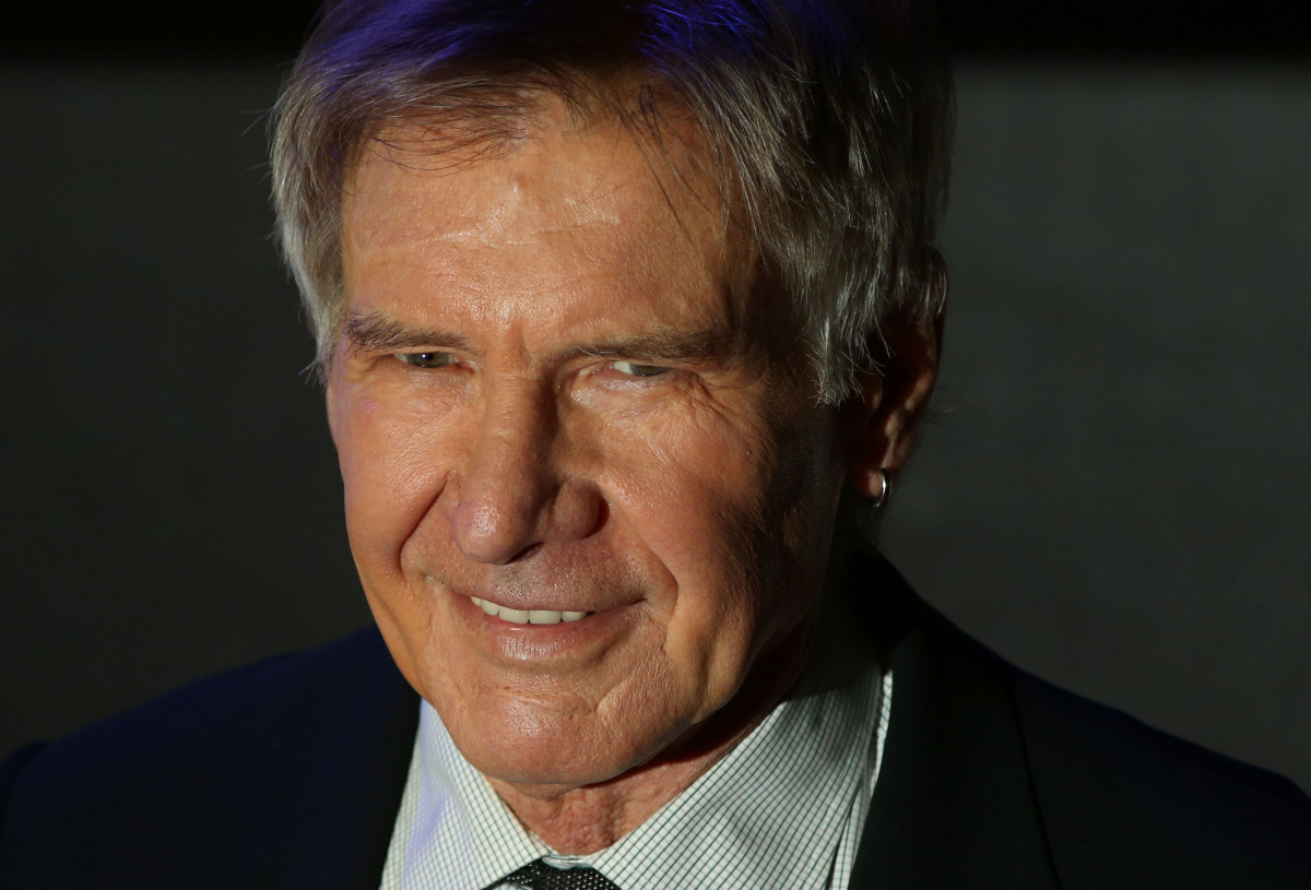 This December 16 2015 photo shows US actor Harrison Ford as he attends the opening of the European Premiere of Star Wars The Force Awakens in central London. (AFP, JUSTIN TALLIS)