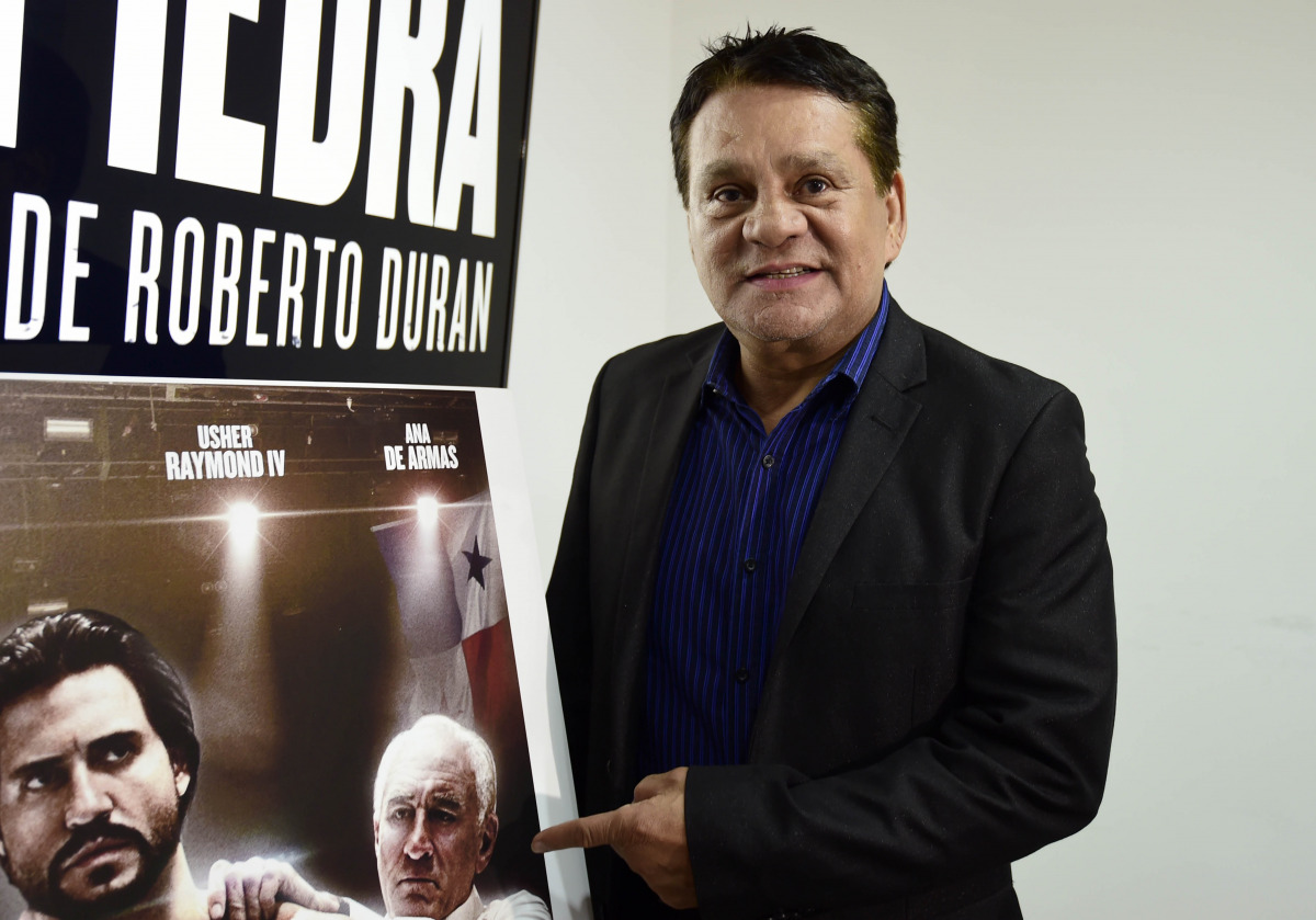 Former professional boxer Roberto Duran -aka 