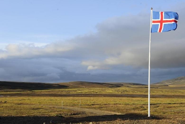 File photo of an Icelandic flag as it flutters in the wind. Reuters 