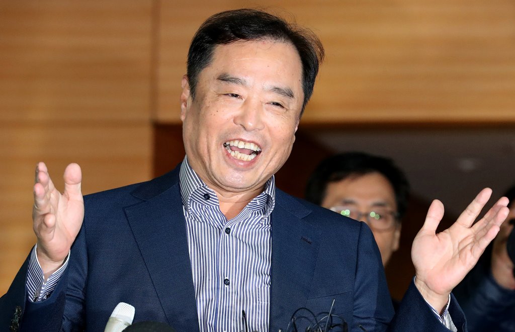 Kim Byong-joon, a nominee for South Korea's Prime Minister, speaks during a news conference in Seoul, South Korea. Baek Seung-ryeol/Yonhap/via Reuters