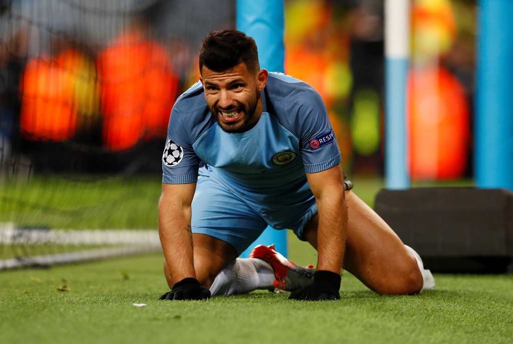 Manchester City's Sergio Aguero. Reuters / Jason Cairnduff