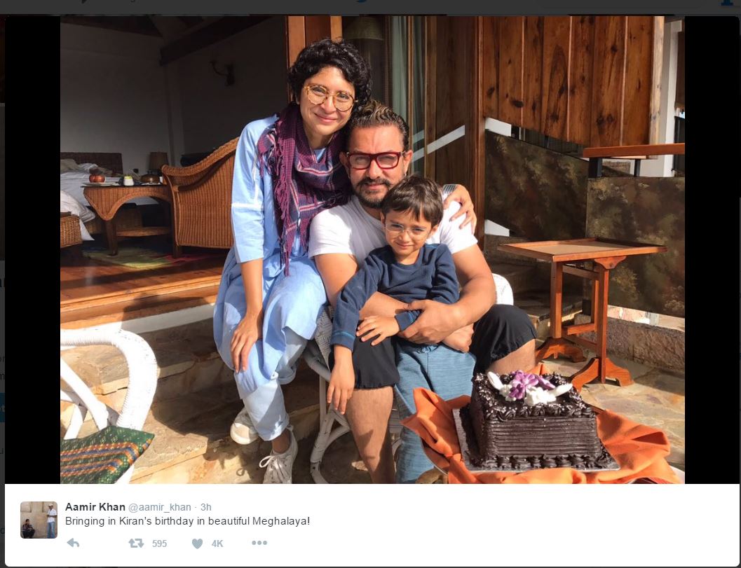 The twitter image shared by the actor. 