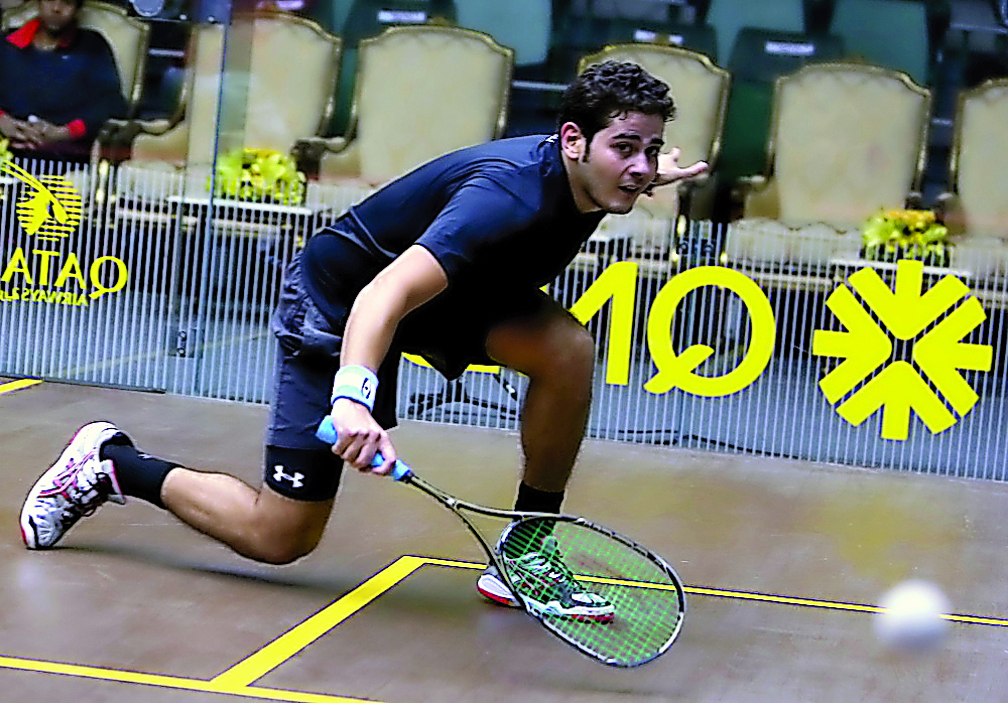 World Champion Karim Abdel Gawad of Egypt in action in this file photo.