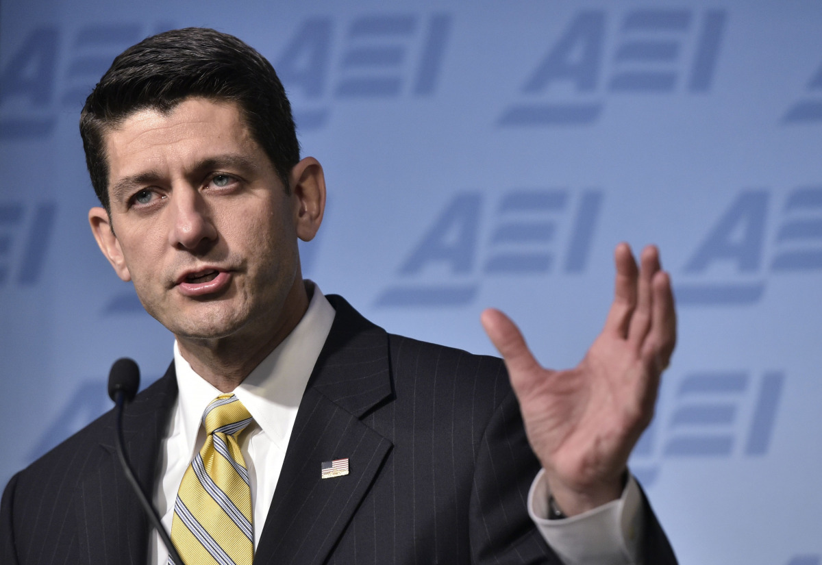 House Speaker Paul Ryan has tried to paper over his differences with Trump, declaring last week, “We’re all on the same page on these things.” (AFP file photo)
