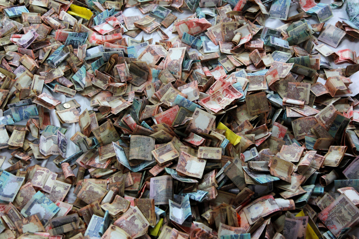 Offerings are pictured inside a Gurudwara or a Sikh temple on the occasion of the 547th birth anniversary of Guru Nanak Dev, the first Sikh Guru and founder of Sikhism, in Chandigarh, India, November 14, 2016. REUTERS/Mukesh Gupta