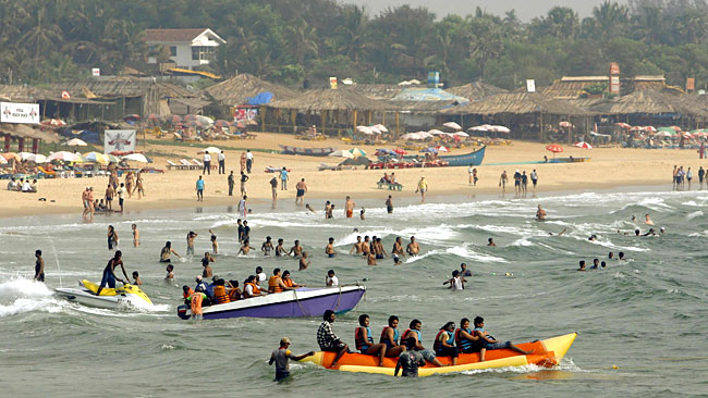 A scene from Goa, one of the major tourism sites in India. (Reuters) 