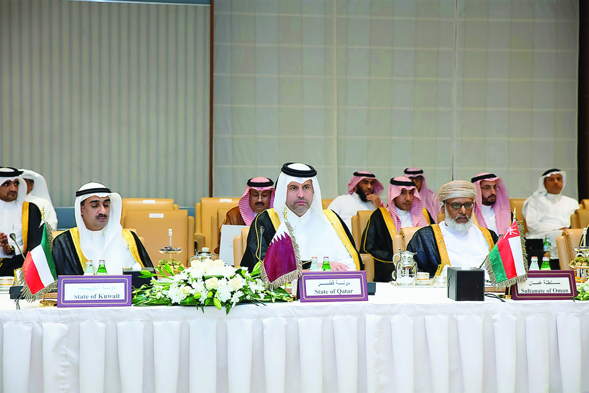 Minister of Economy and Commerce, H E Sheikh Ahmed bin Jassim Al Thani, attending 54th meeting of the Commercial Cooperation Committee along with GCC Economic and Commerce Ministers held yesterday in Riyadh. The Ministers discussed unified GCC Competition