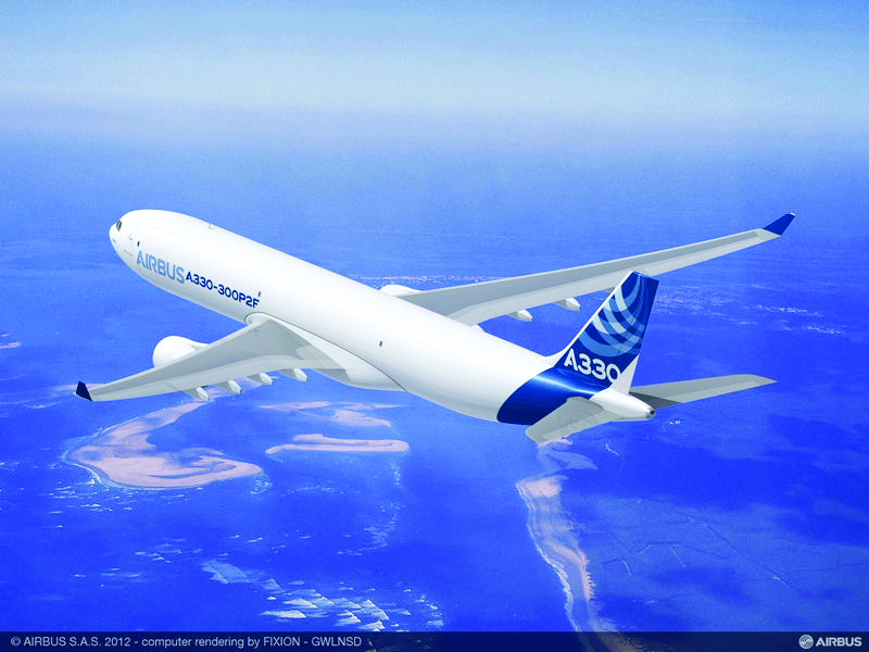File photo of an A330 wide-body aircraft  which the Airbus had discussed supplying four of it to Iran.
