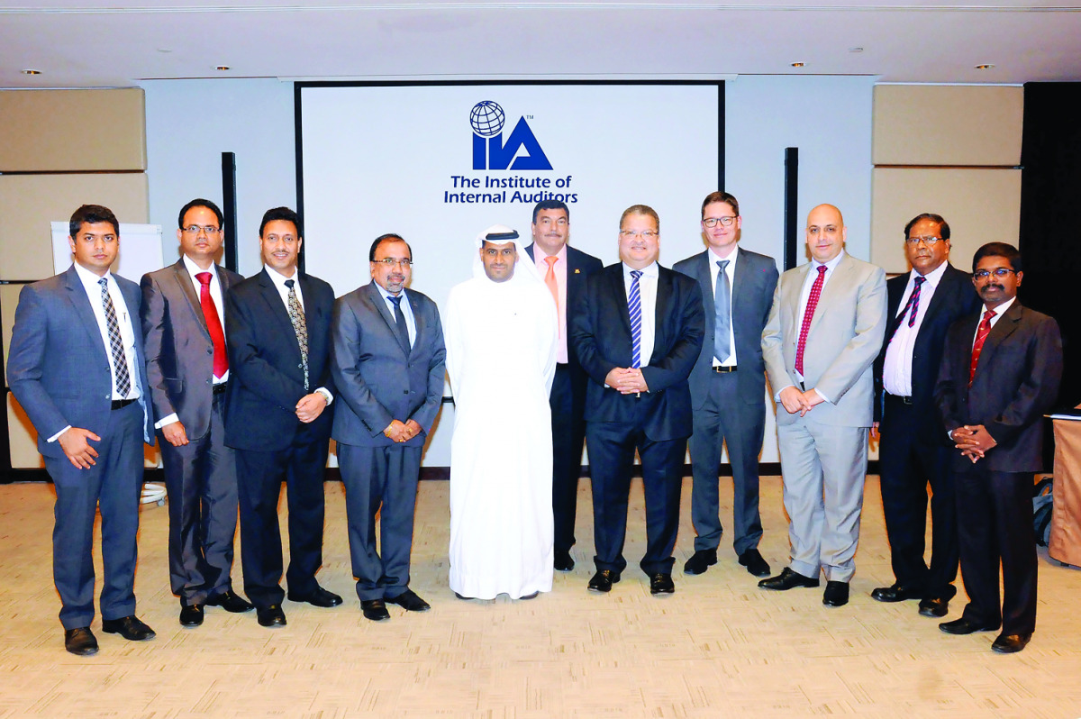 Internal audit leaders at the event. 
